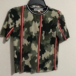 Camo top.